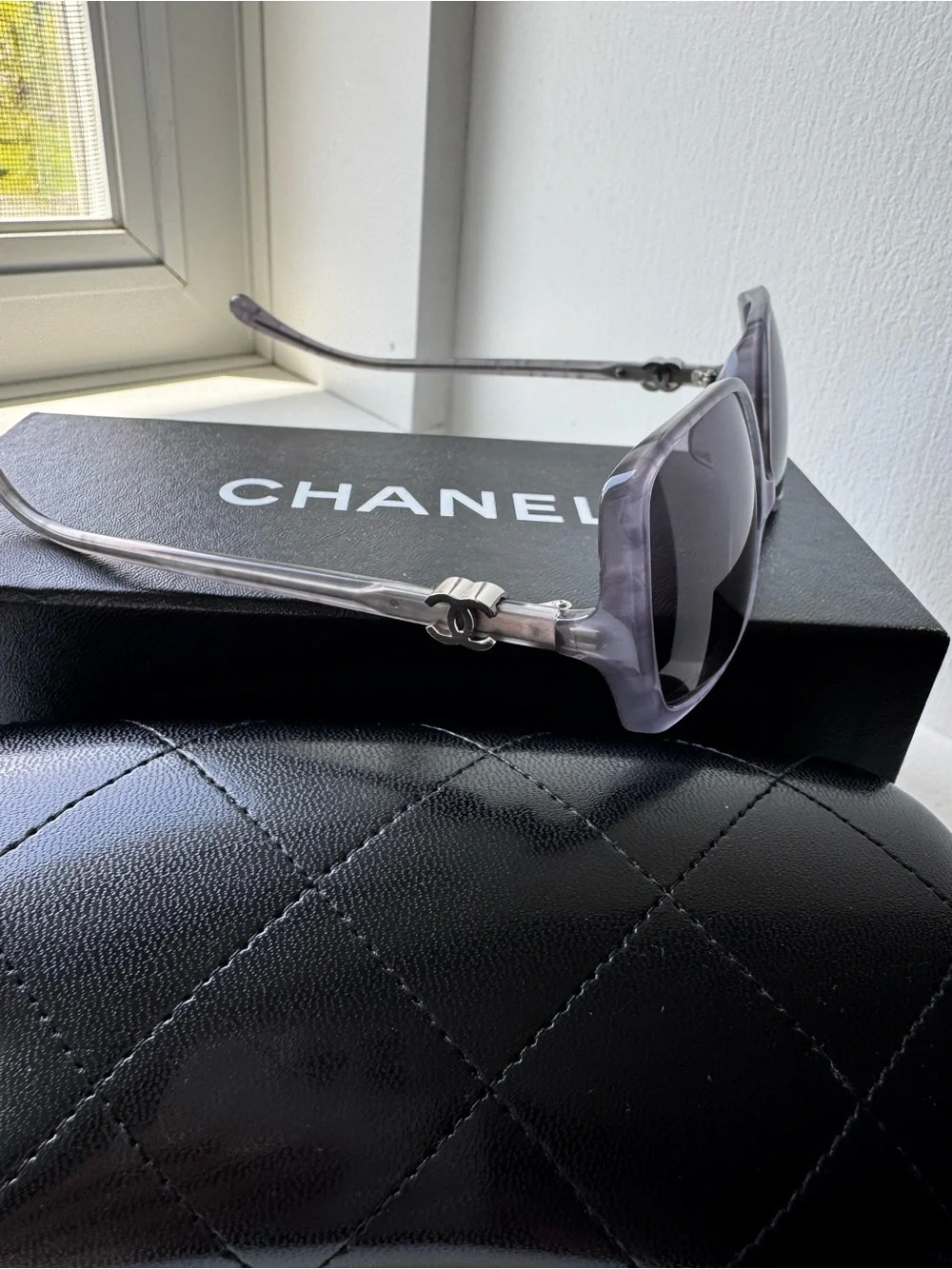 CHANEL Women’s Lavender-Tinted Gradient Sunglasses